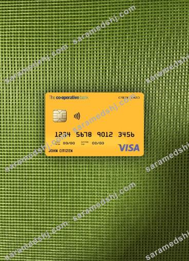 United Kingdom The co-operative bank visa card photolook front